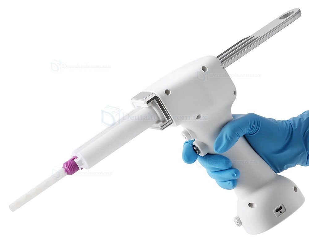 Pistola el&eacute;ctrica port&aacute;til para impresi&oacute;n dental de 50ml con relaci&oacute;n 1:1 o 2:1